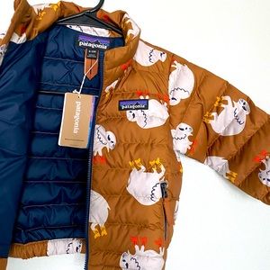 Patagonia Baby Down Sweater, 6-12 month, NWT, Let’s Roam:Mulch Brown Buffalo